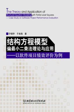 结构方程模型偏最小二乘法理论与应用 以软件项目绩效评价为例 封面