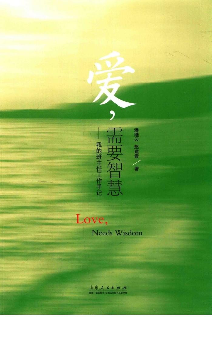 爱，需要智慧  我们的班主任工作手记 封面