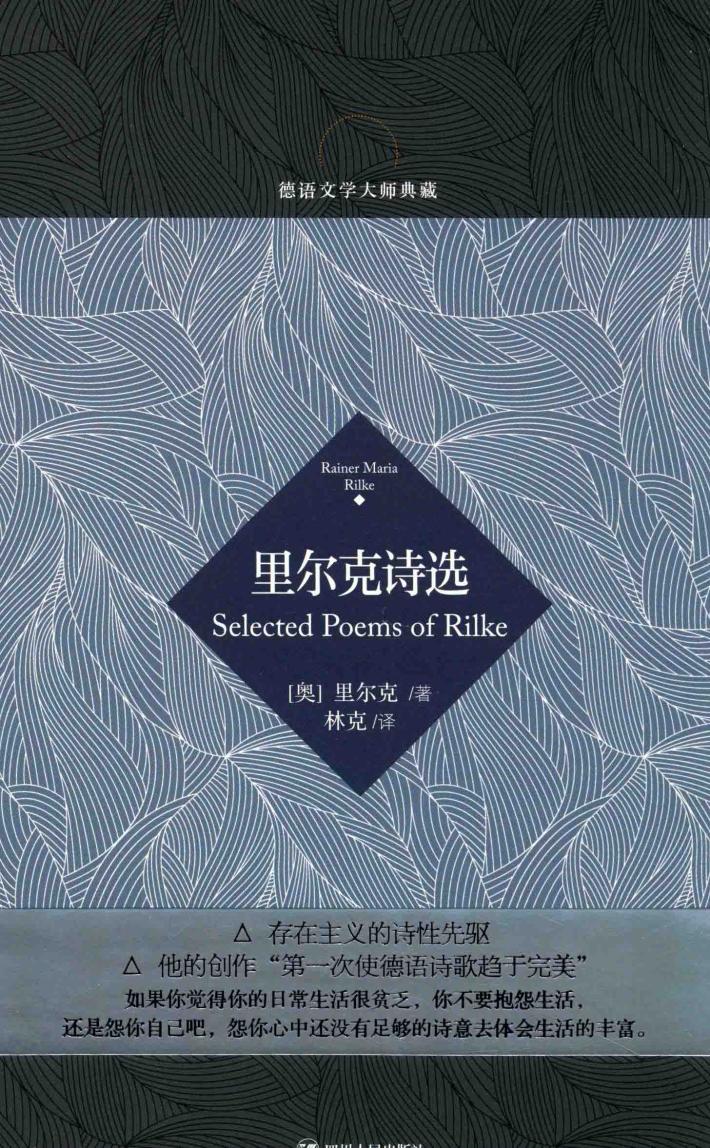 德语文学大师典藏  里尔克诗选 封面