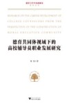 德育共同体视域下的高校辅导员职业发展研究 封面