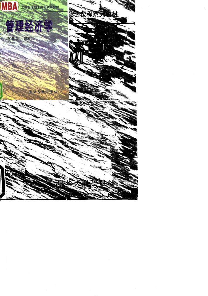 管理经济学 封面