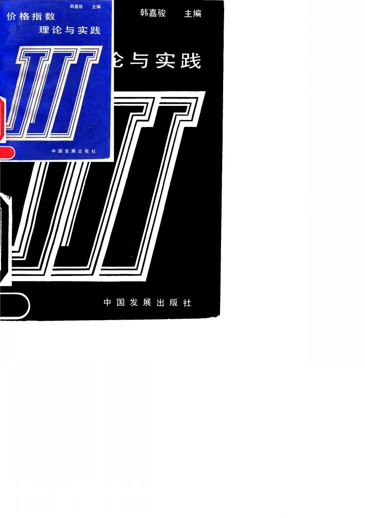 价格指数理论与实践 封面