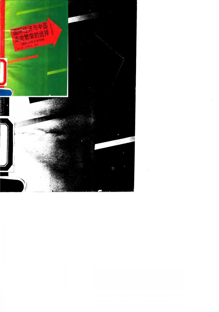 国际经济与中国走向繁荣的选择  国际经济关系初探 封面