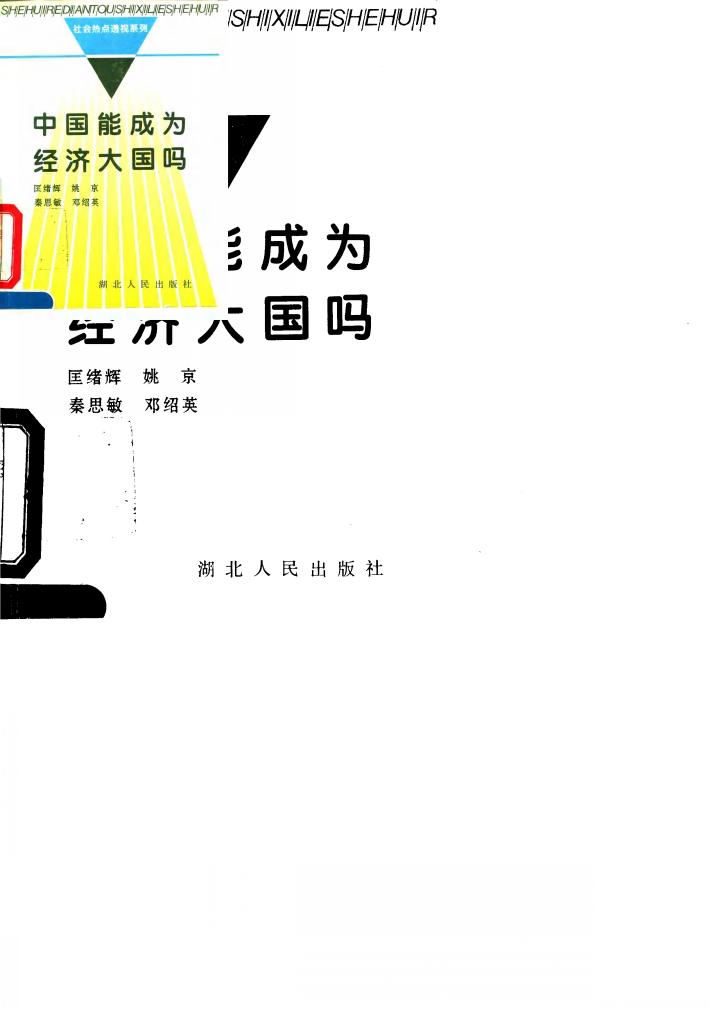 中国能成为经济大国吗 封面