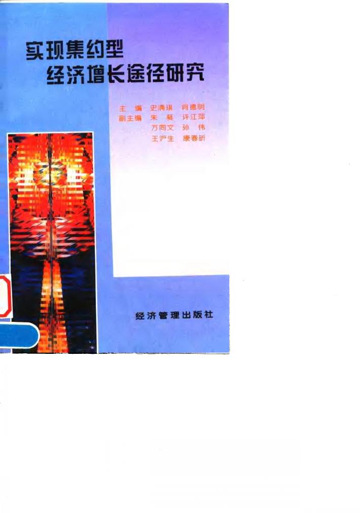 实现集约型经济增长途径研究 封面