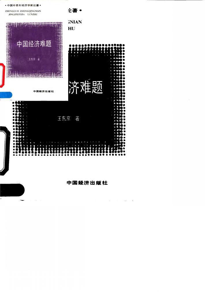 中国经济难题 封面