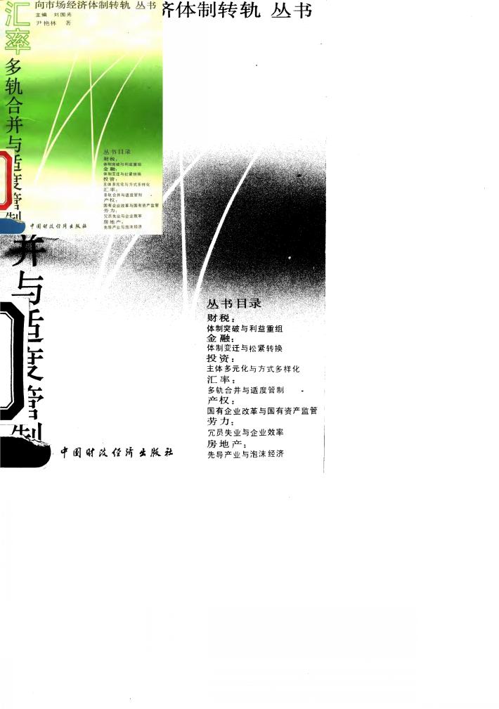 汇率：多轨合并与适度管制 封面