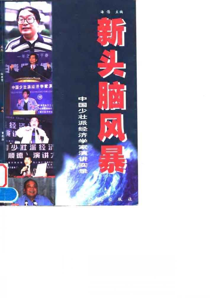 新头脑风暴  中国少壮派经济学家演讲实录 封面