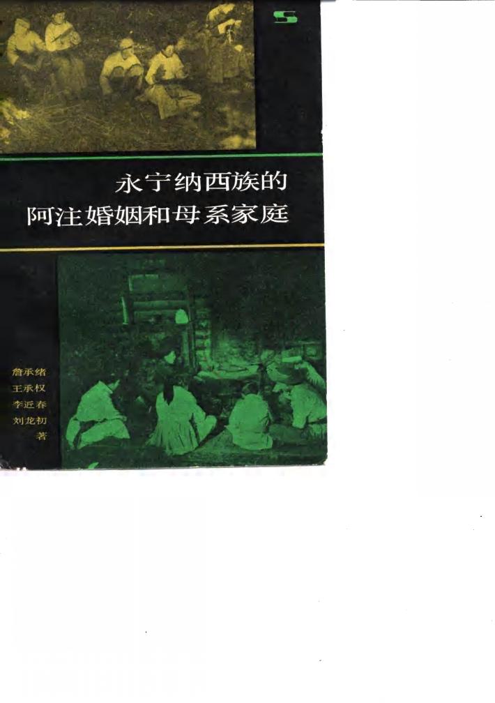 永宁纳西族的阿注婚姻和母系家庭 封面