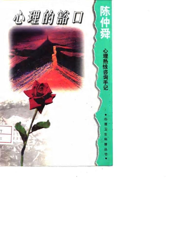 心理的豁口  陈仲舜心理热线咨询手记 封面