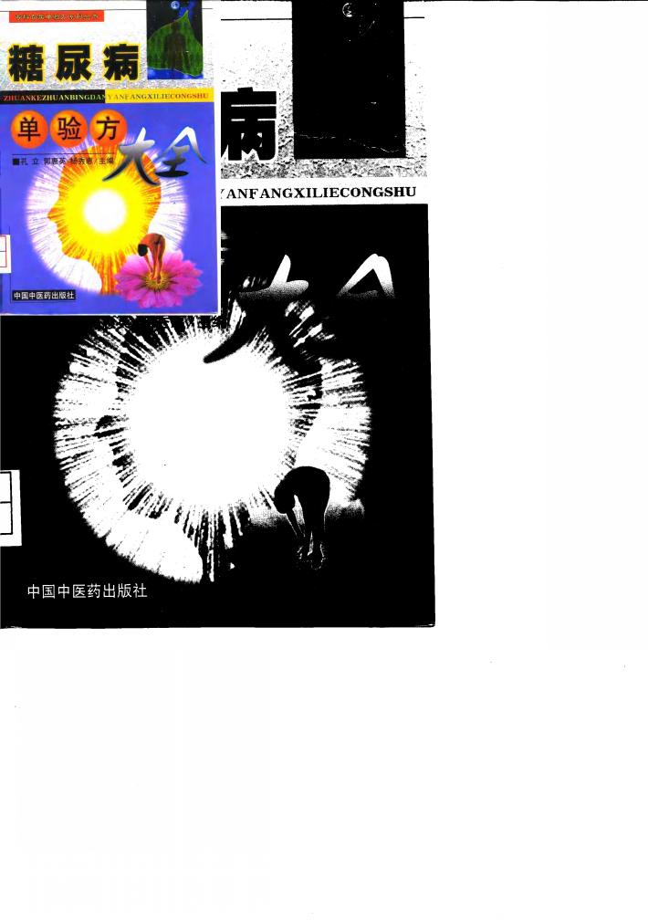 糖尿病单验方大全 封面