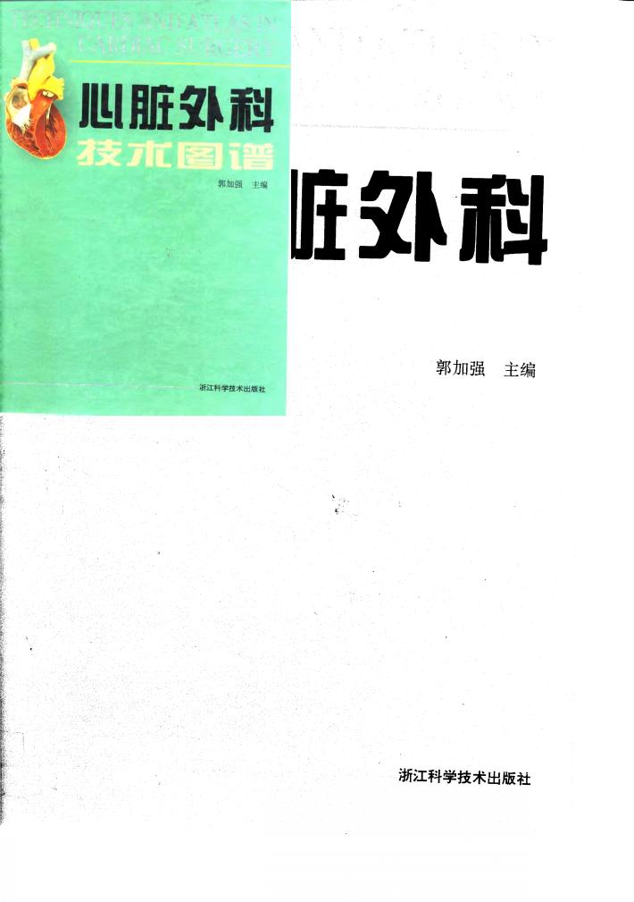 心脏外科技术图谱 封面