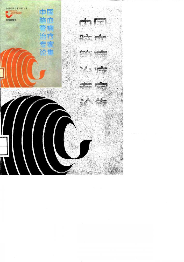 中国脑血管病治疗专家论集 封面