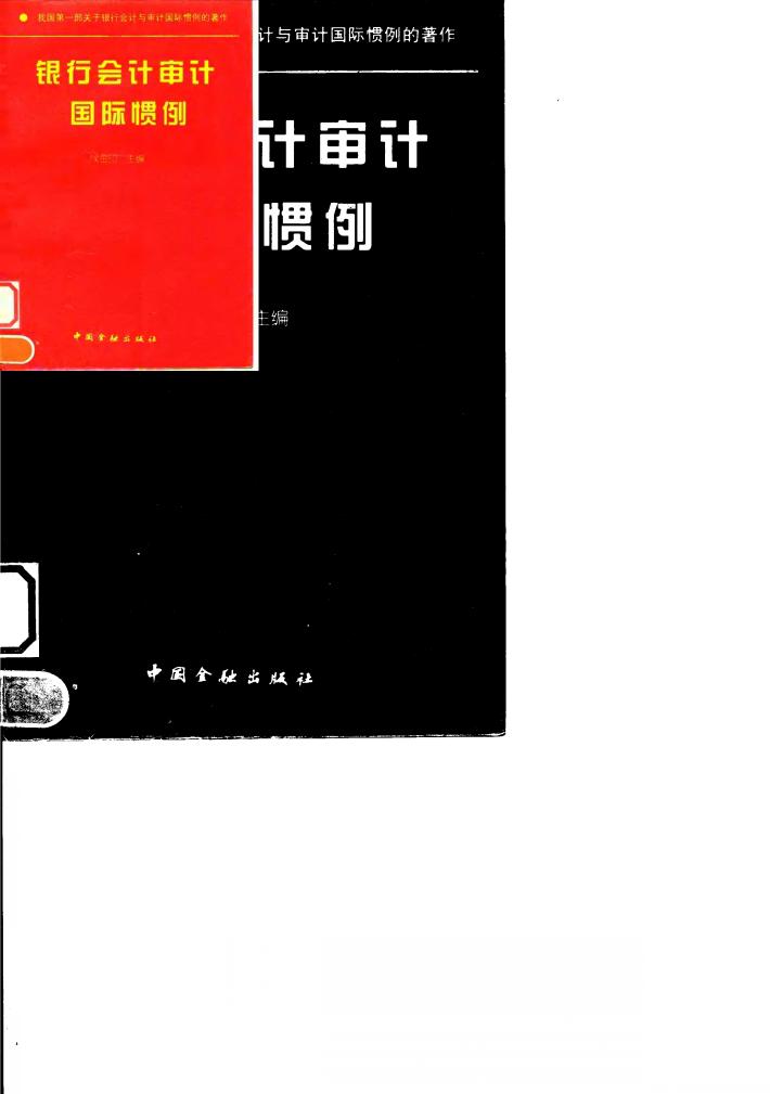 银行会计审计国际惯例 封面