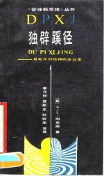 独辟蹊径  具有开创精神的企业家 封面