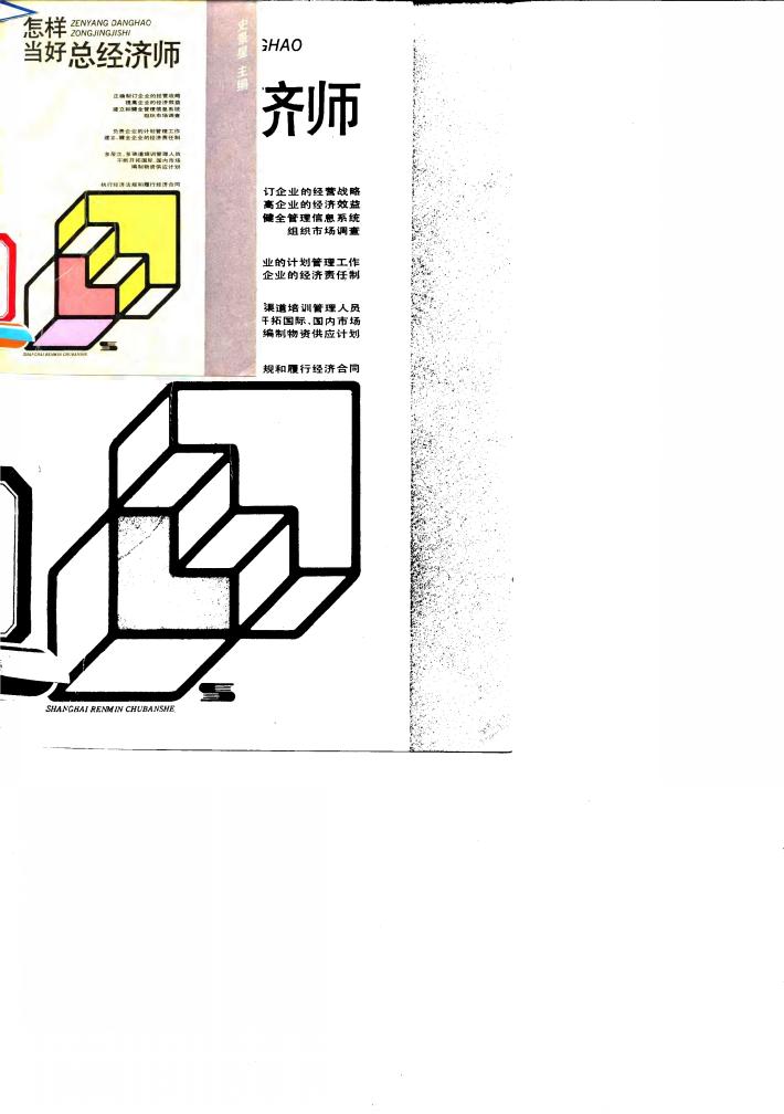 怎样当好总经济师 封面