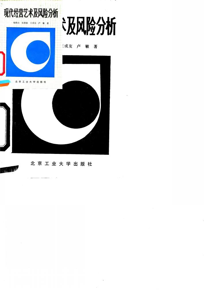 现代经营艺术及风险分析 封面