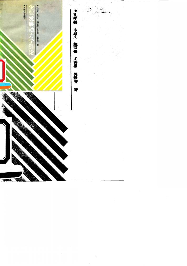 企业发展动力学引论 封面
