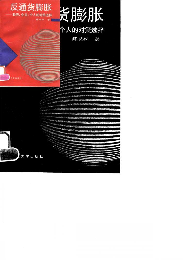 反通货膨胀  政府、企业、个人的对策选择 封面