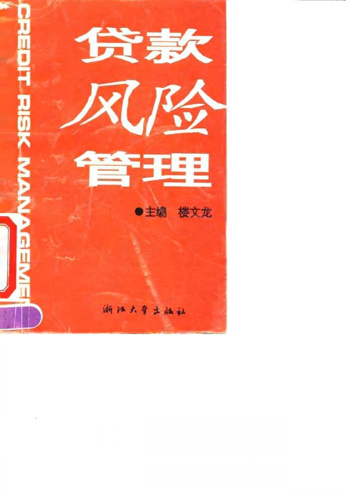 贷款风险管理 封面