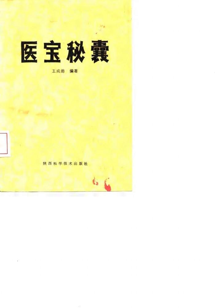医宝秘囊 封面