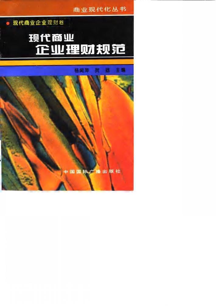 现代商业企业理财规范 封面