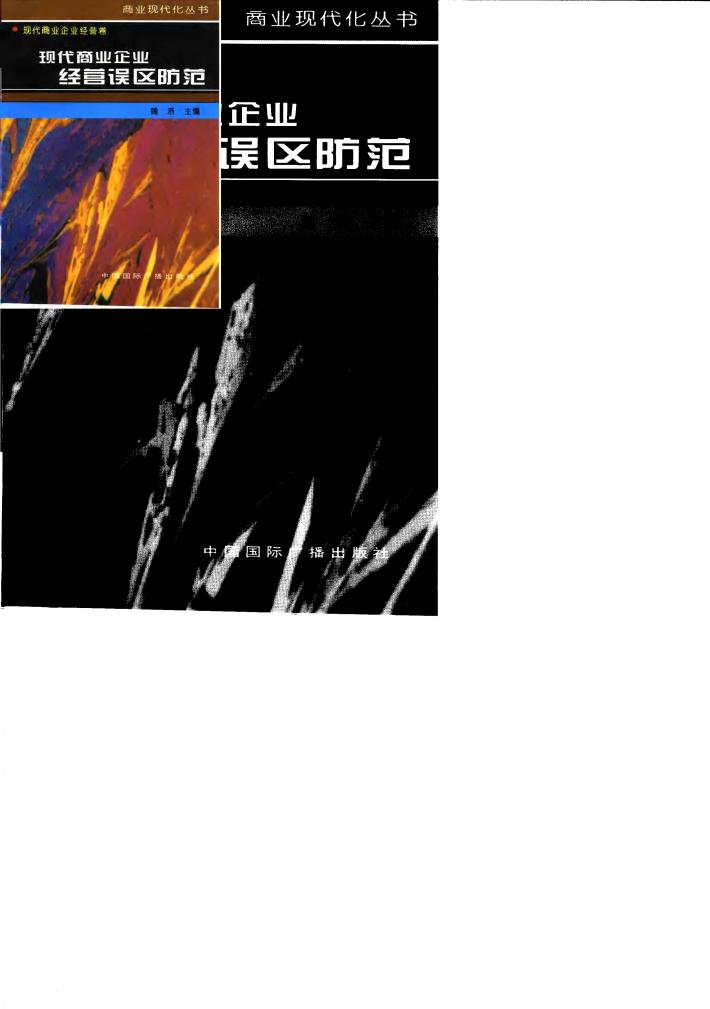 现代商业企业经营误区防范 封面