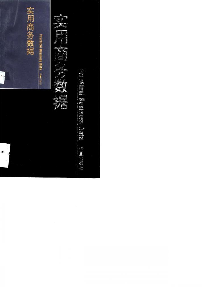 实用商务数据 封面