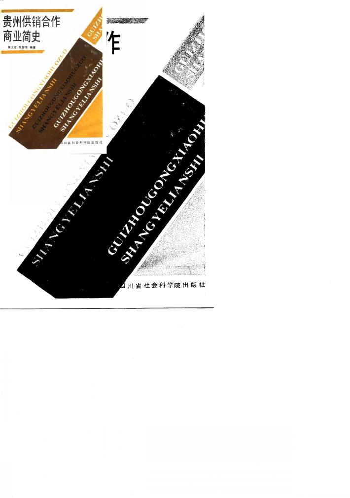 贵州供销合作商业简史 封面