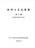 梅河口文史资料  第3辑 封面