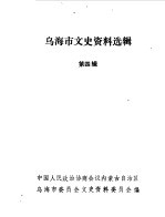 乌海市文史资料选辑  第4辑 封面