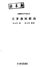 王芗斋站桩功 封面