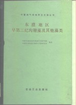 东濮地区早第三纪沟鞭藻及其他藻类 封面