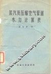蒸汽及压缩空气管道水力计算表 封面