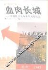 血肉长城  中国抗日战争著名战役纪实 封面