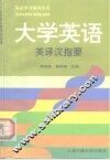 大学英语英译汉指要 封面