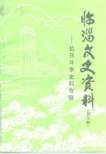 临淄文史资料  第9辑  抗日斗争史料专辑 封面