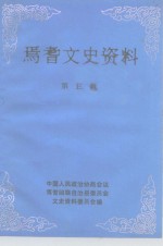 焉耆文史资料  第3辑 封面