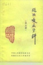 临颍文史资料  第7辑 封面
