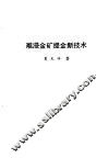难浸金矿提金新技术 封面