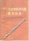 十二大文件经济问题学习问答 封面