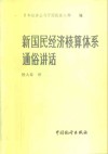 新国民经济核算体系通俗讲话 封面