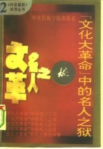 “文化大革命”中的名人之狱 封面
