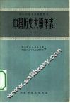 华东师范大学函授教材  中国历史大事年表  2 封面