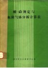 酸-硷测定与血液气体分析计算表 封面