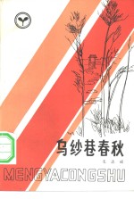 乌纱巷春秋 封面