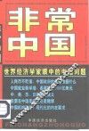 非常中国  世界经济学家眼中的中国问题 封面