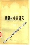 十八一十九世纪新疆社会史研究 封面