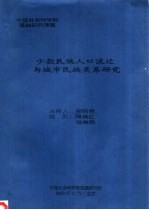 中国社会科学院基础研究课题  少数民族人口流迁与城市民族关系研究 封面