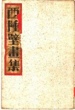 西陲壁书集 封面